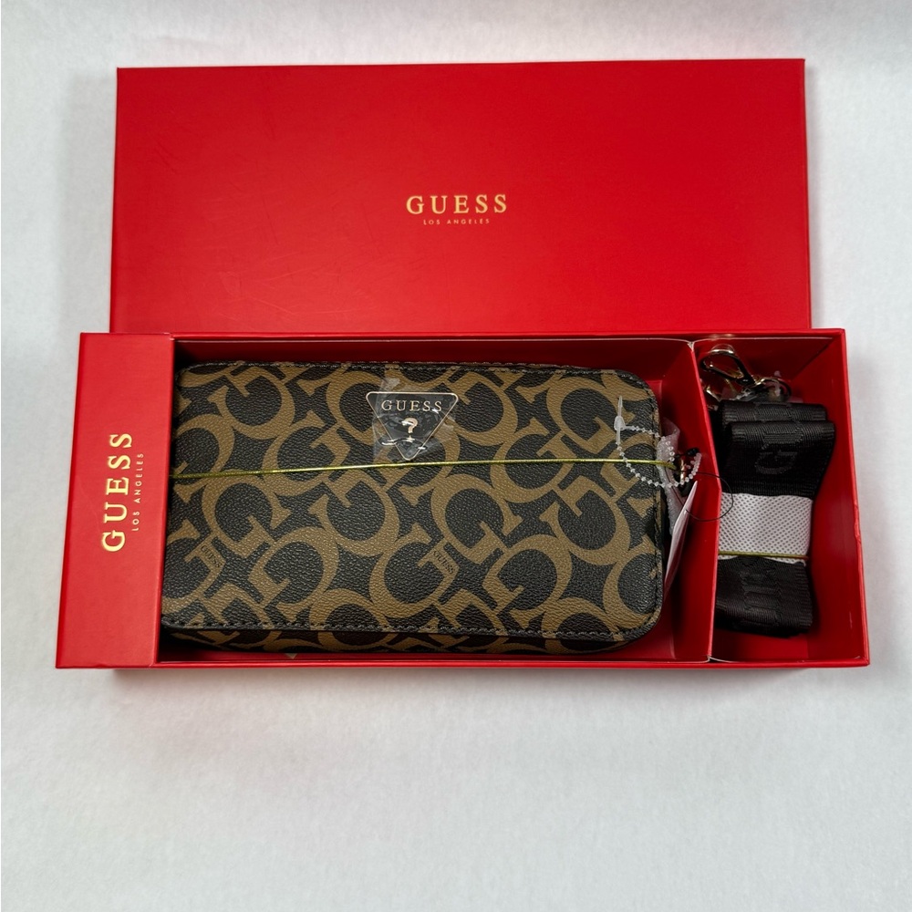 Guess La Rosa Mini Color Cappuccino Crossbody